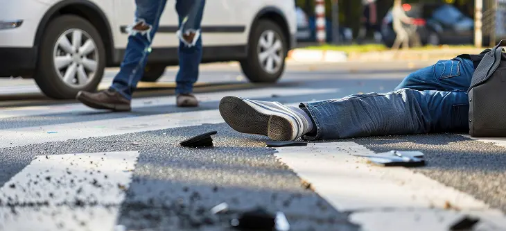 pedestrian-hit-by-car-while-crossing-street-crosswalk